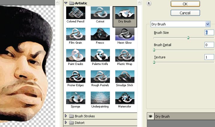 Cara membuat karikatur dari foto dengan photoshop  AQUA 